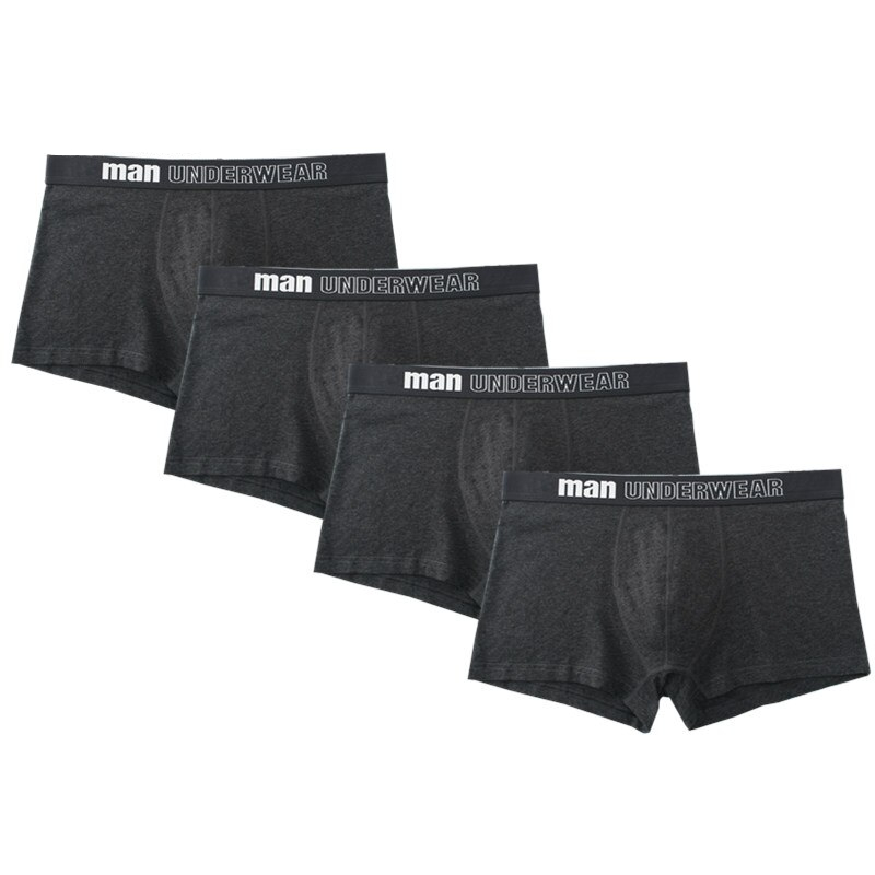 Lot de 4 boxers en coton pour homme – Image 5