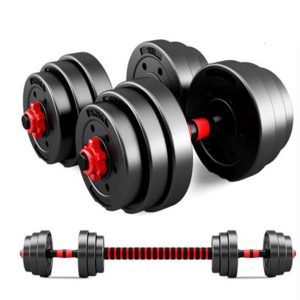 Ensemble d&rsquo;haltères 2 en 1 pour musculation