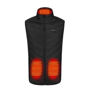Gilet chauffant sans manches mixte