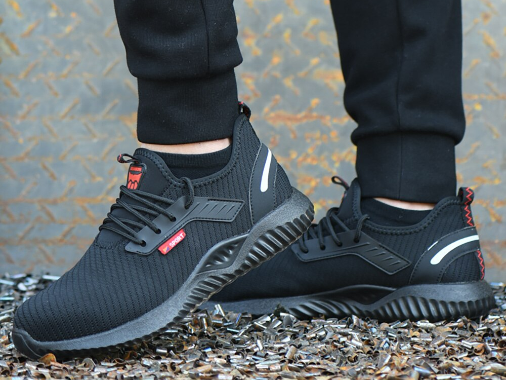 Baskets de sécurité avec embout en acier pour homme – Image 3