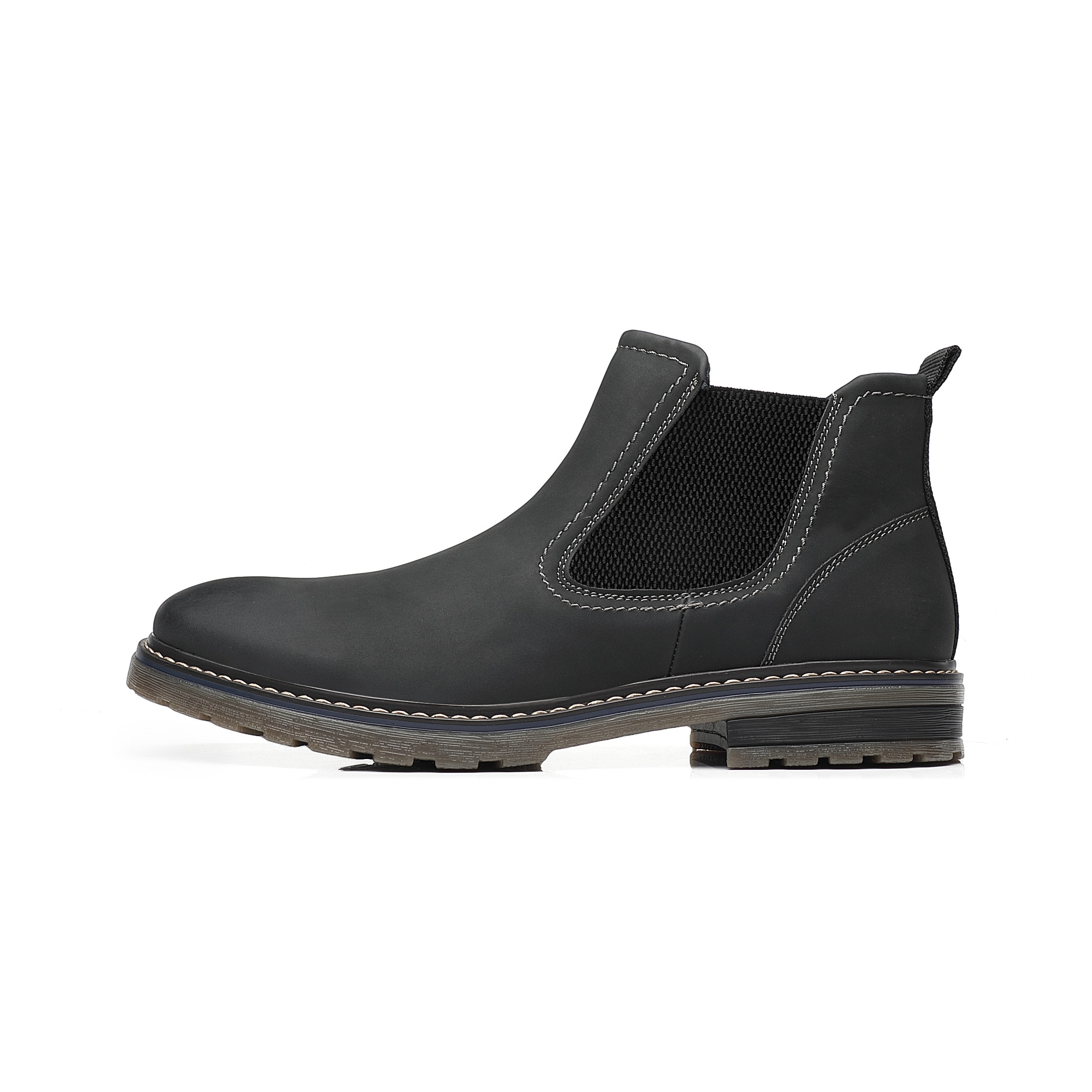 Bottines Chelsea BHKH en cuir pour hommes Nouvelle Collection 2022 – Image 7