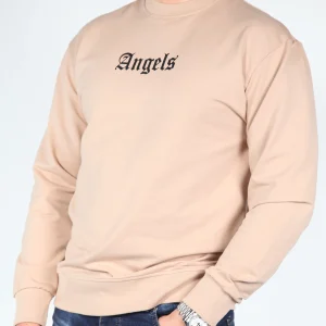 Beige Sweater Black Angels