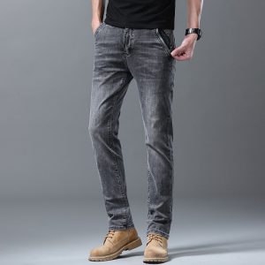 Jean en denim coupe slim pour homme