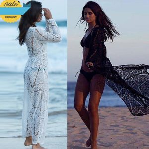 Longue robe de plage Crochet