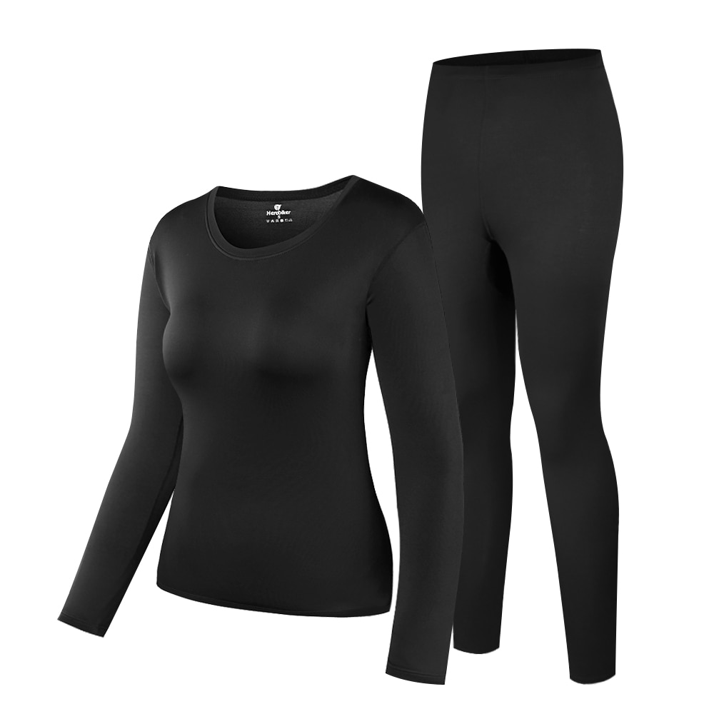 Ensemble de sous-vêtements thermiques leggings et licra doublés et molletonnés pour homme ou femme – Image 2