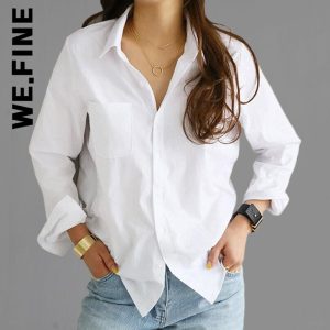 Chemise WeFine coupe slim pour femme