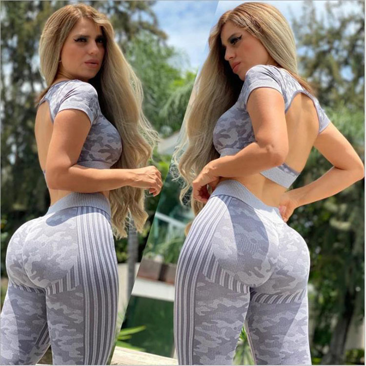 Ensemble imprimé Léopard Yoga – Image 3