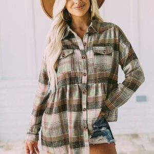 Chemise écossaise pour femme / Collection Automne 2022