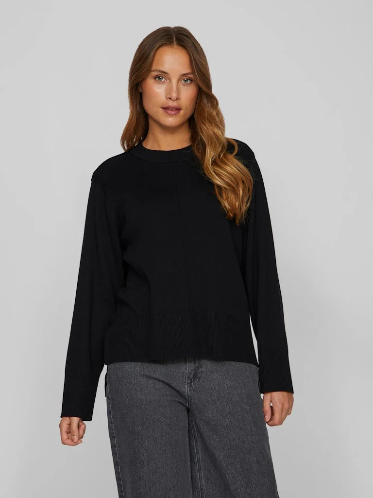 VIOSTRIA O-NECK L/S KNIT TOP – Image 2