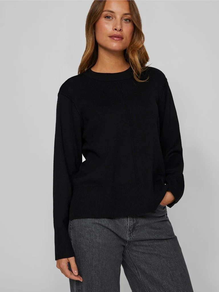 VIOSTRIA O-NECK L/S KNIT TOP – Image 4