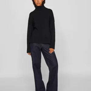 VIOSTRIA - Pull Viscose Laine Ribée