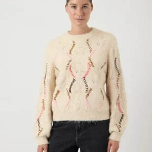 Yasgabbi Pull Femmes Tricot Recyclé