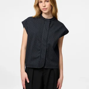 PCBIA Veste Jersey Relaxée Femmes