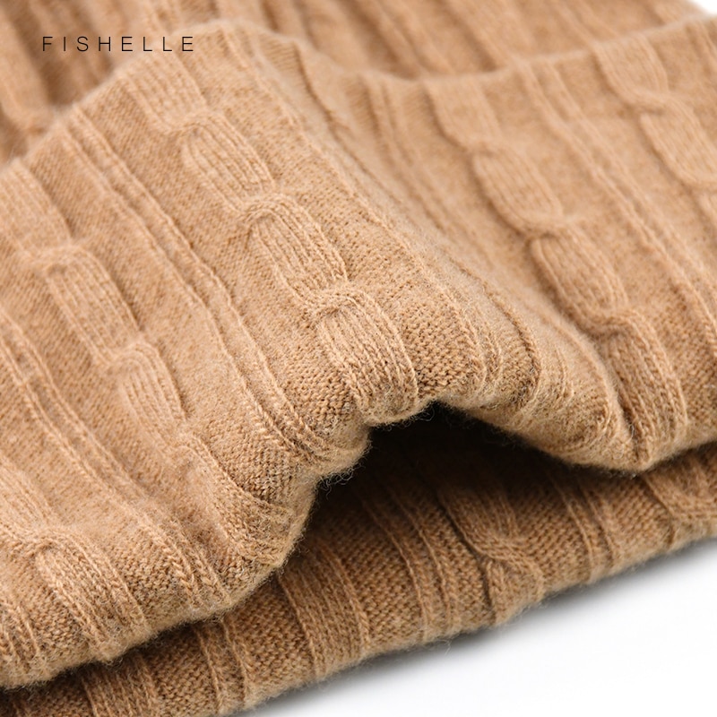 Bonnet en laine pure double épaisseur pour femme ou homme – Image 2