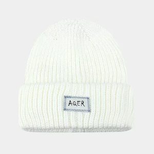 Bonnet épais en laine pour femme