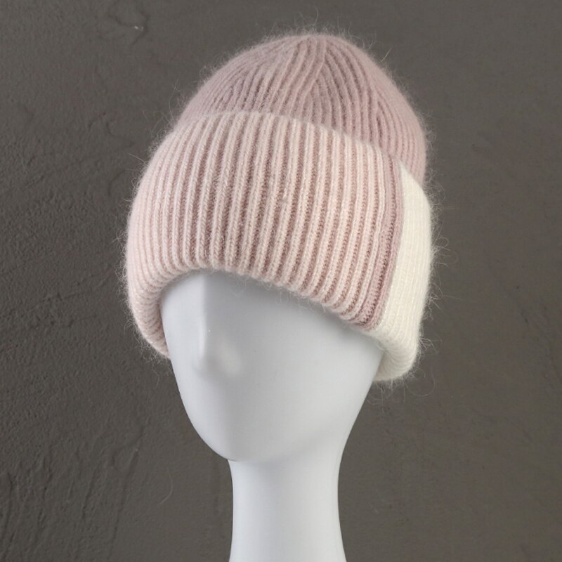 Bonnets en fourrure de lapin pour femme – Image 4