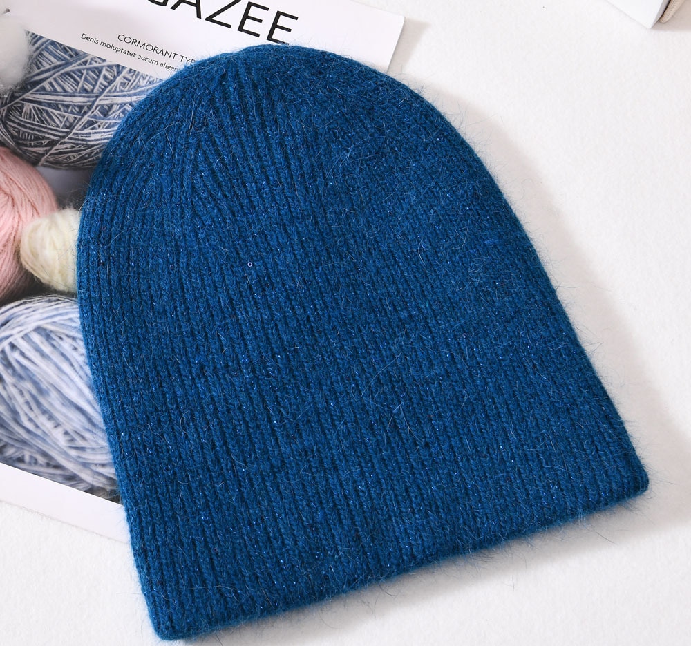 Bonnets en fourrure de lapin pour femme – Image 9