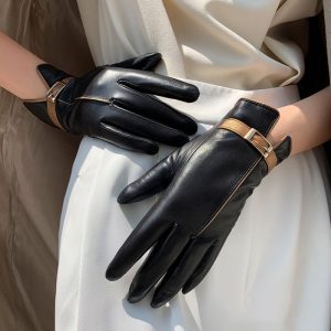 Gants en cuir de chèvre pour femme