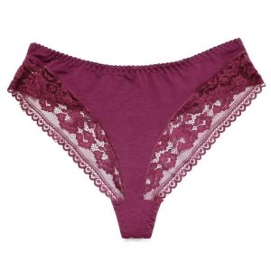 Lots de 3 tangas en coton pour femme