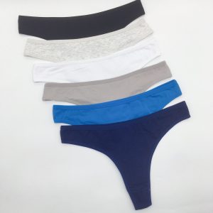 Lot de 10 tangas en coton pour femme