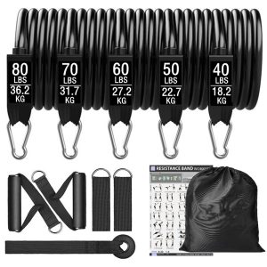 Bandes élastiques de résistance pour musculation