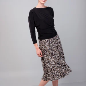 Jupe évasée longueur mi-jambe, choix de 3 imprimés