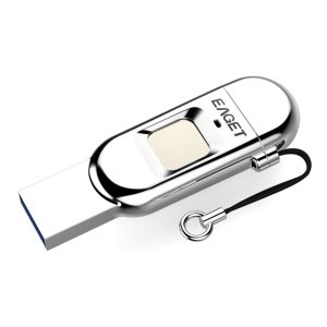 Clé USB 3.0 en métal Eaget à lecteur d’empreinte digitale