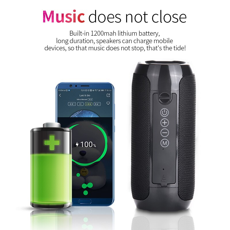 Enceinte Bluetooth portable T&G – Image 5