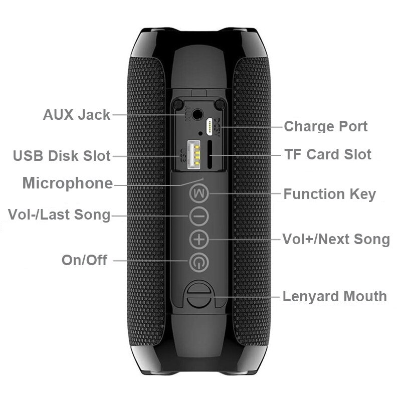 Enceinte Bluetooth portable T&G – Image 4