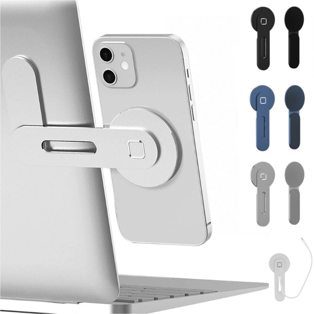 Support télescopique de téléphone pour écran d’ordinateur portable