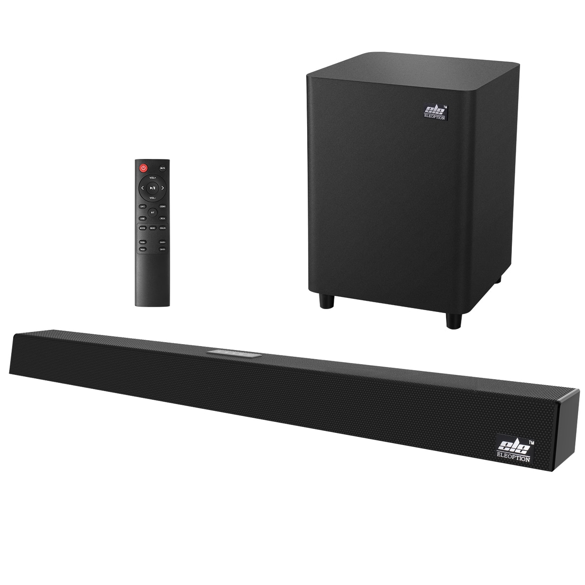 Barre de son pour TV ou pour home cinéma avec système bluetooth avec caisson de basses