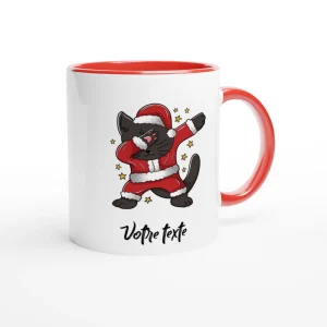Mug Père noël Chat Noël personnalisable