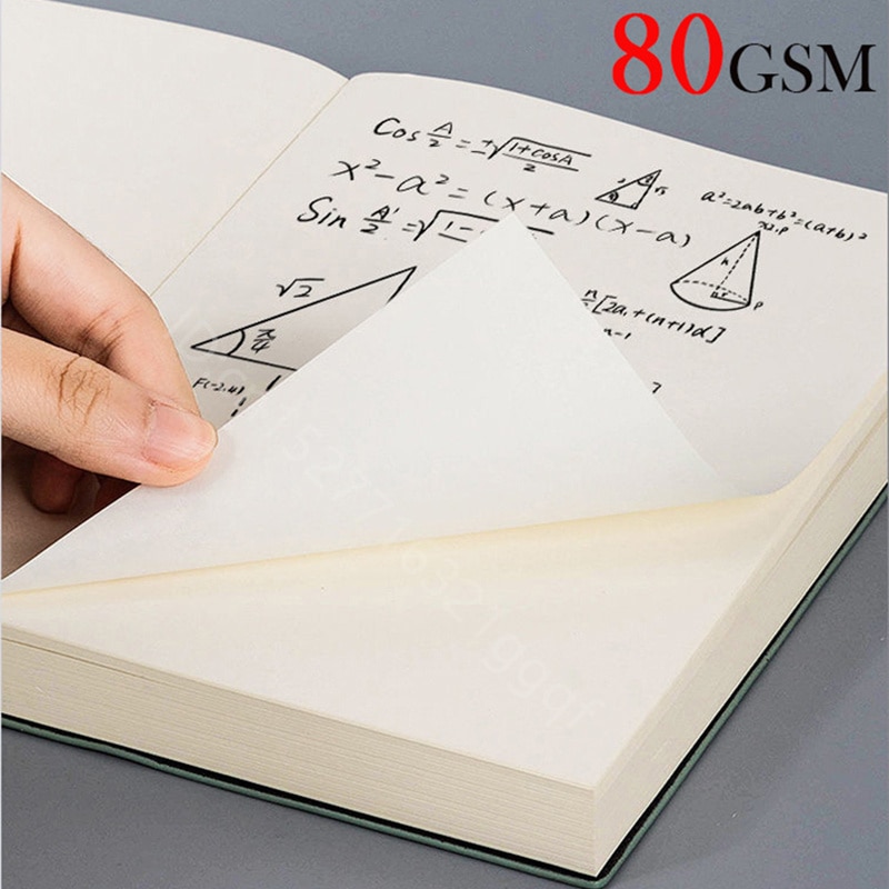 Carnet blanc très épais de 80g/m2 – Image 3