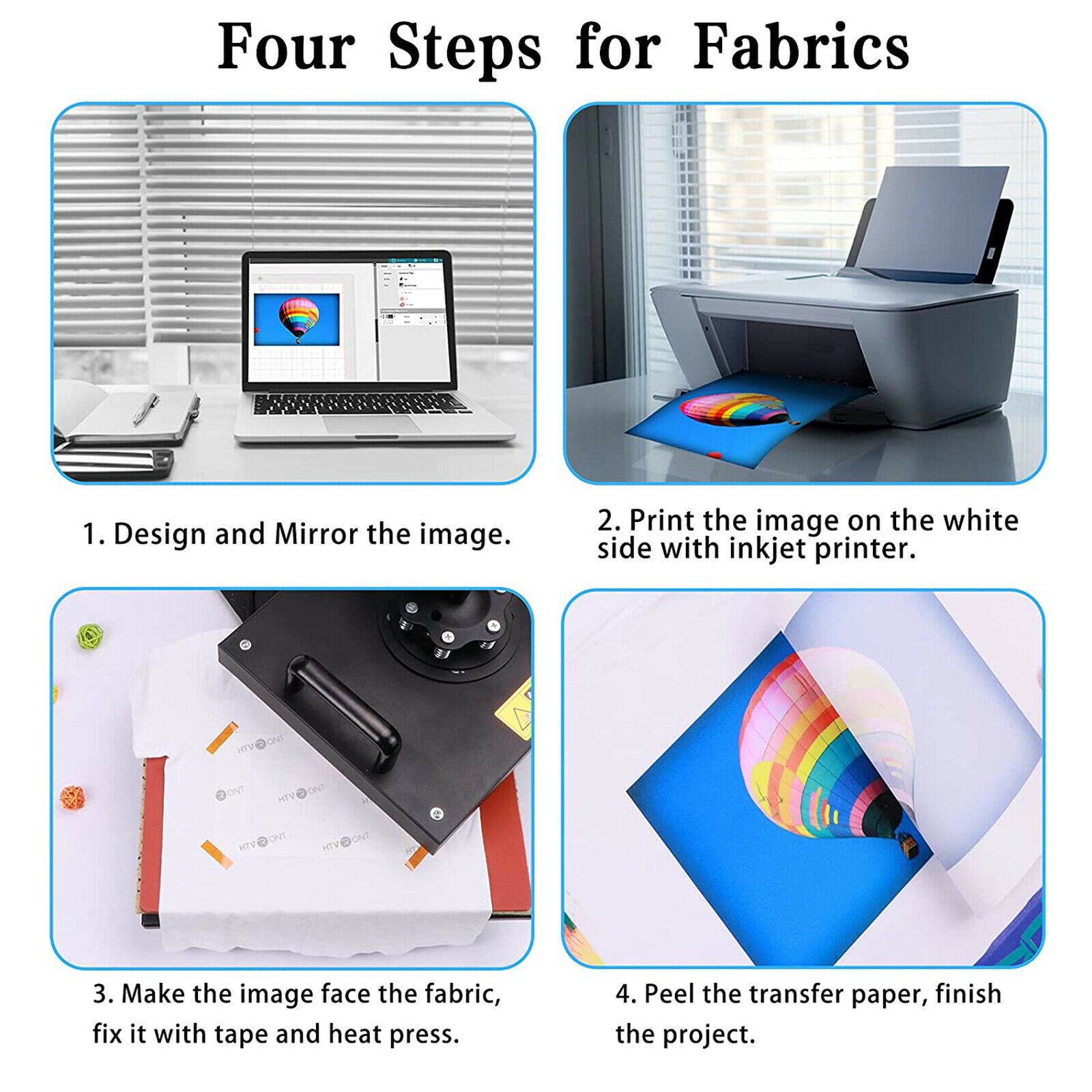 Papier pour Transfert sur Vêtements – Image 5