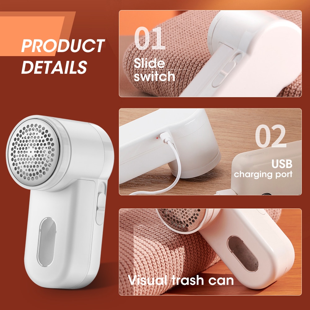 Appareil électrique Anti-peluches ou Anti-bouloches pour Vêtements – Image 5