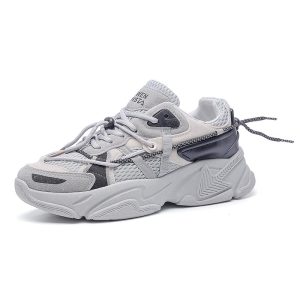 Baskets à semelle épaisse pour homme et femme