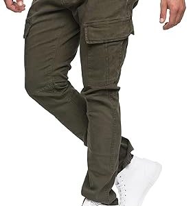 Pantalon cargo Gazol kaki