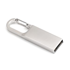 Clé USB 2.0 métallique haute vitesse 8GB/16GB/32GB porte-clés
