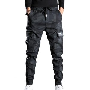 Pantalon Cargo de Camouflage pour homme avec cordon de serrage