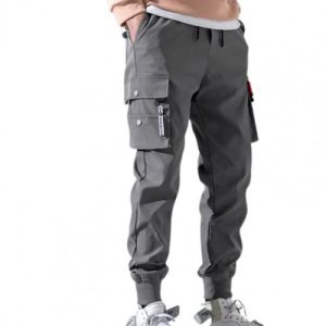 Pantalon Cargo couleur unie