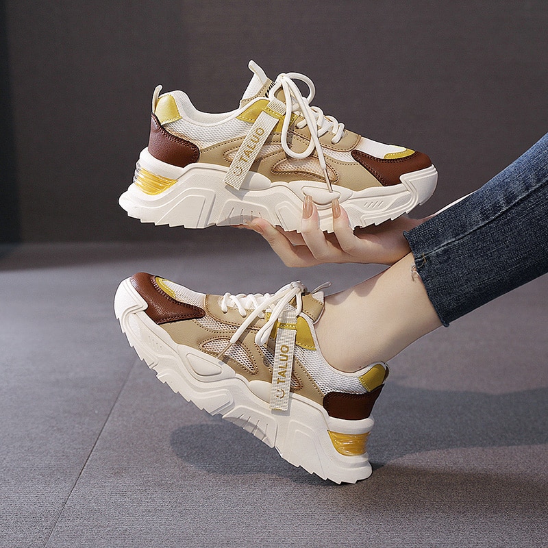 Baskets TUINANLE respirantes à semelle épaisse pour femmes – Image 6