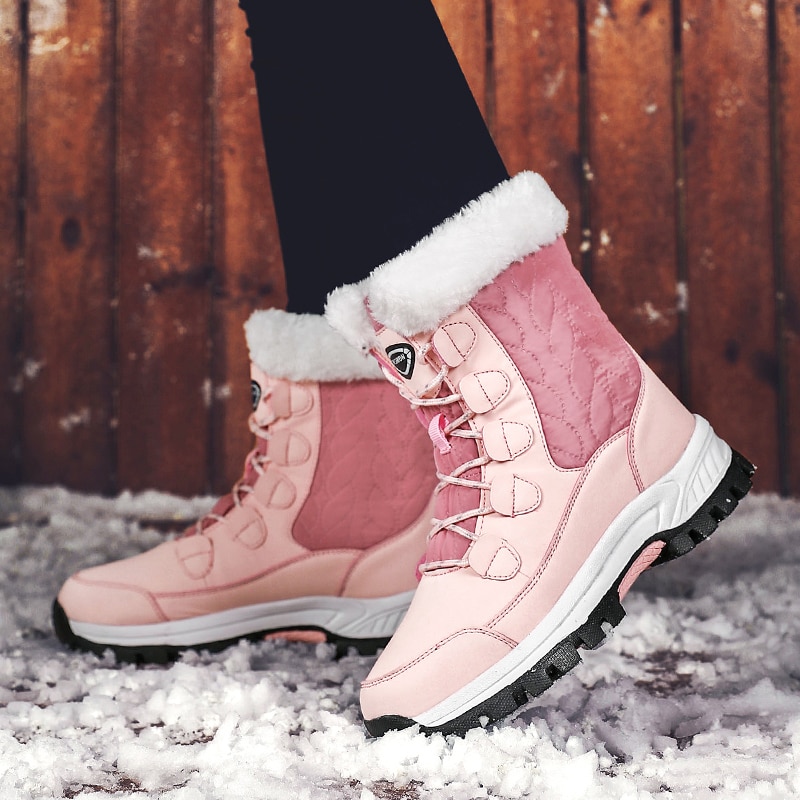 Bottines TUINANLE de neige chaudes imperméables et rembourrées pour femme – Image 5