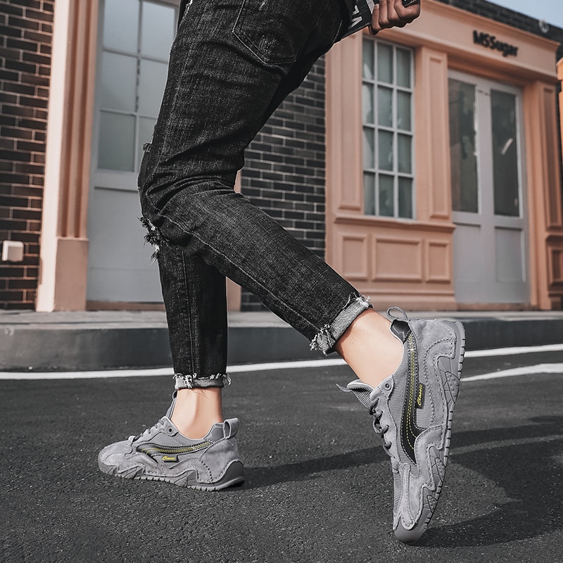 Baskets en cuir pour hommes – Image 6