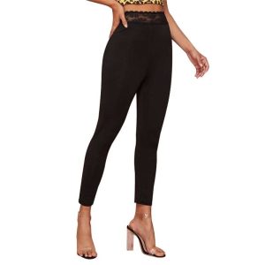 Legging transparence en dentelle