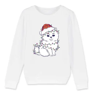 Pull Noël Enfant chiot
