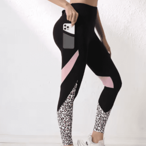 Legging Yoga motifs et transparences