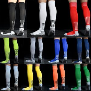 Chaussettes de foot à la mode avec semelle antidérapante