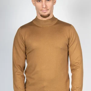 Camel Turtleneck Heren