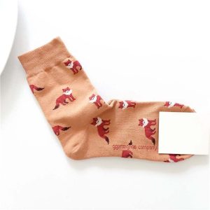 Chaussette courte renard