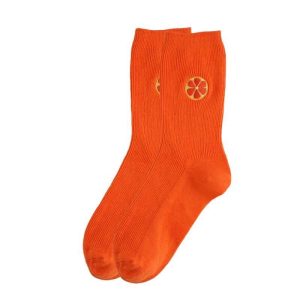 Chaussette fruit orange